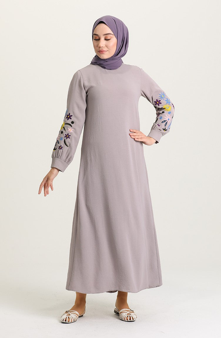 Grey Hijab Dress