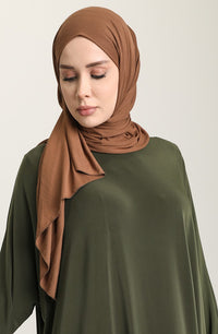 Khaki Bat Sleeve Abayas