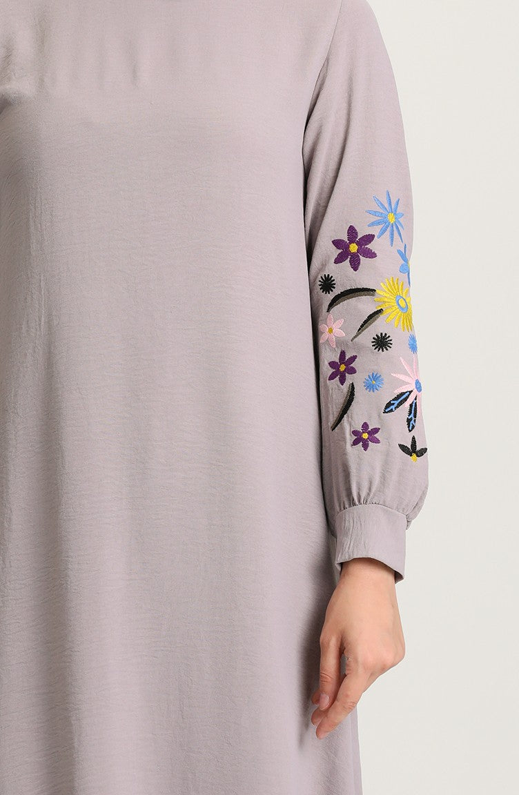 Grey Hijab Dress