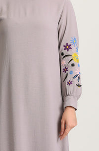 Grey Hijab Dress