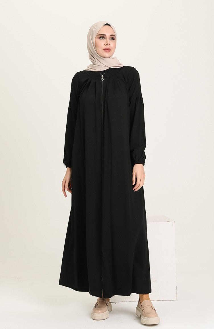 Plain Black Abaya