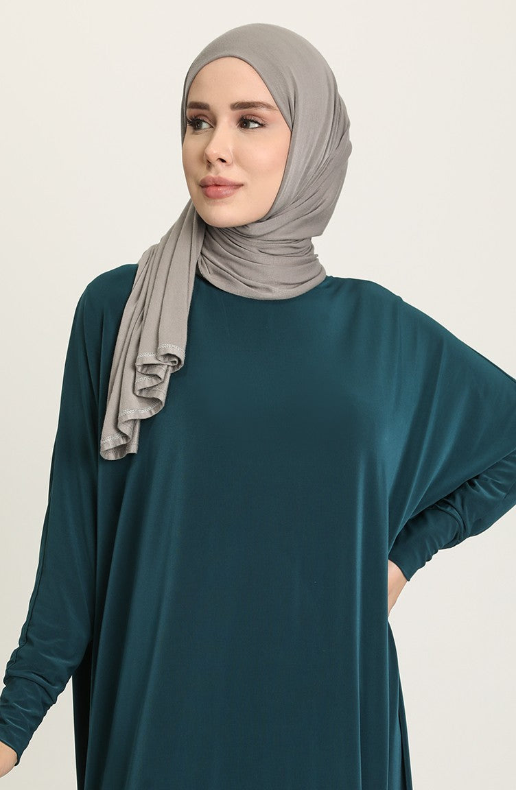 Emerald Green Bat Sleeve Abayas