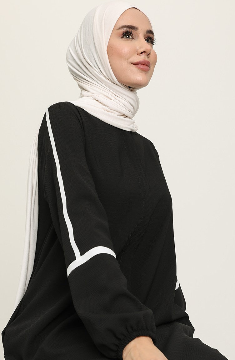 Black Sports Abaya