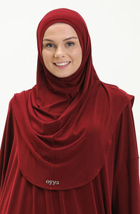 Claret Red 2 Piece Abaya