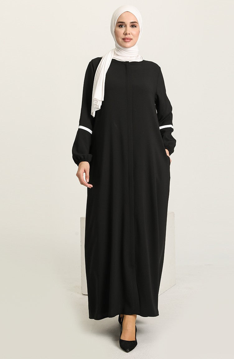 Black Sports Abaya