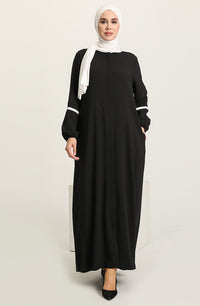 Black Sports Abaya