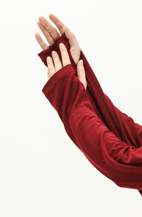 Claret Red 2 Piece Abaya